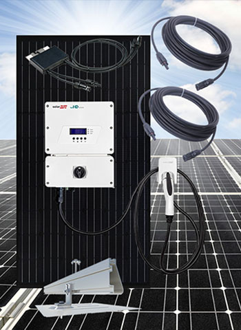 EV Solar Charging Systems With US Made Solar Panels
